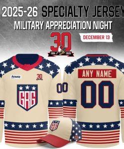 Grand Rapids Griffins 2025-26 Military Appreciation Night Jersey