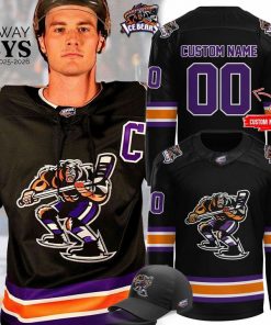 Limited Edition Knoxville Ice Bear Hockey Jersey 2025-2026 (Black)