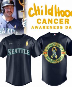 Seattle Mariners Child Hood Cancer awareness Jersey