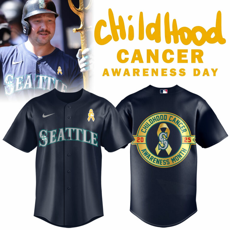Seattle Mariners Child Hood Cancer awareness Jersey Seattle Mariners Child Hood Cancer awareness Jersey