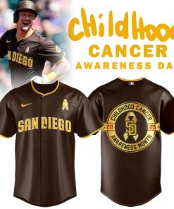 San Diego Padres Child Hood Cancer awareness Jersey