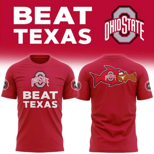 Ohio State Football Beat Texas T-shirt – Red