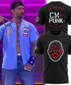 Cubs x CM Punk T-shirt 2025