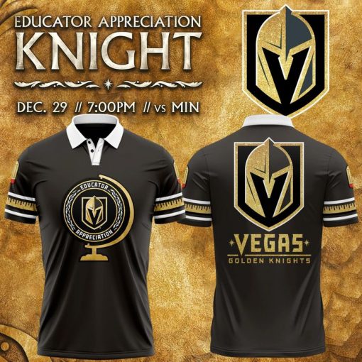 Vegas Golden Knights 2025 Educator Appreciation Night Polo