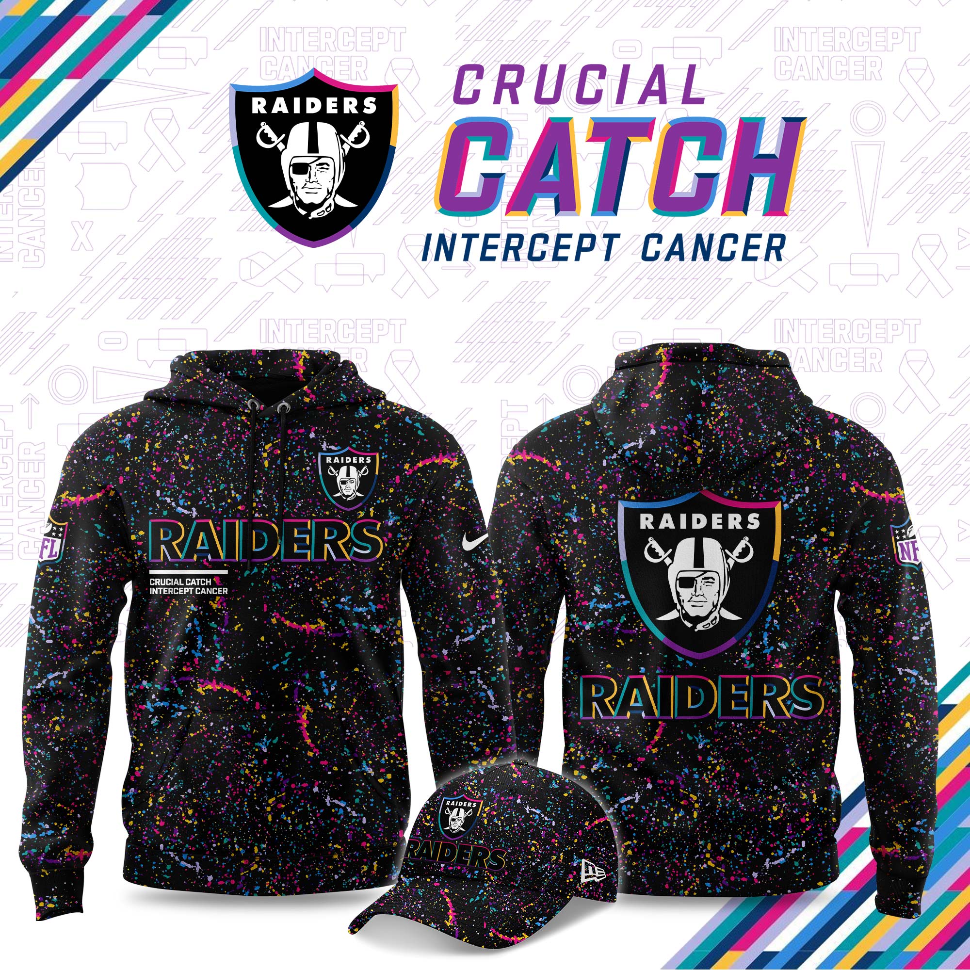 Las Vegas Raiders Crucial Catch 2025 Limited Hoodie Las Vegas Raiders Crucial Catch 2025 Limited Hoodie