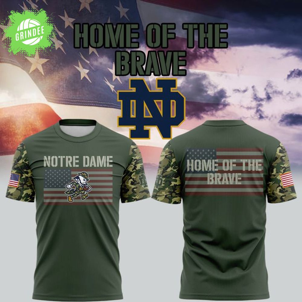 2025 Notre Dame Military Appreciation T-Shirt 2025 Notre Dame Military Appreciation T-Shirt