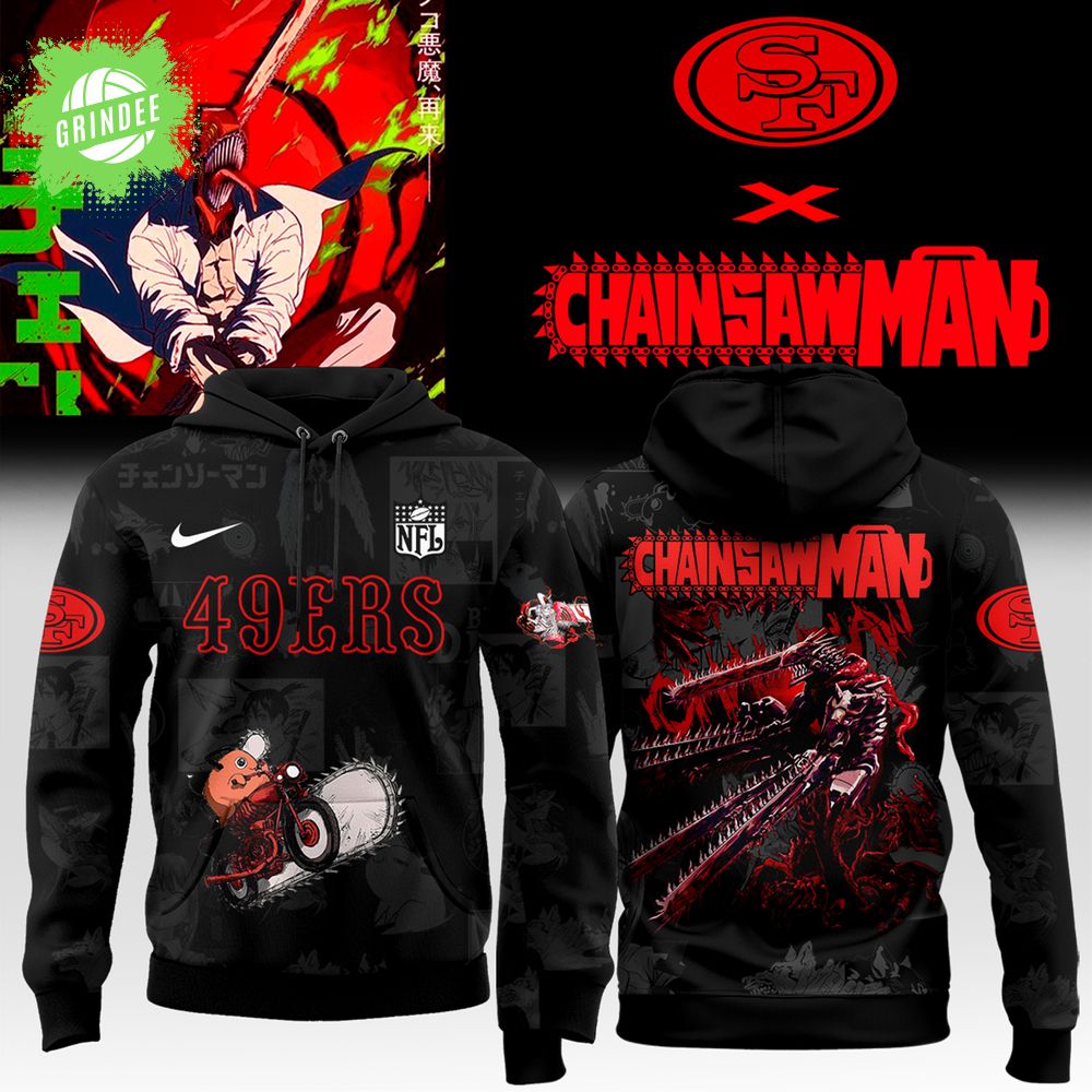 49ers x Chainsaw Man Hoodie 49ers x Chainsaw Man Hoodie