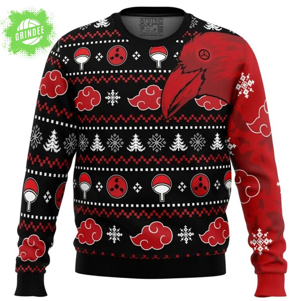 Akatsuki Naruto Anime Christmas Sweater Akatsuki Naruto Anime Christmas Sweater
