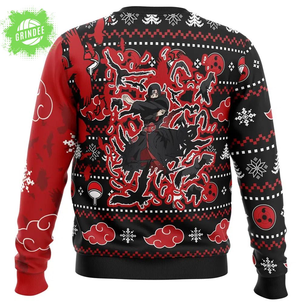 Akatsuki Naruto Anime Christmas Sweater Akatsuki Naruto Anime Christmas Sweater