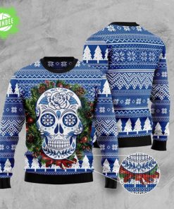 Awesome Sugar Skull Ugly Christmas Sweater