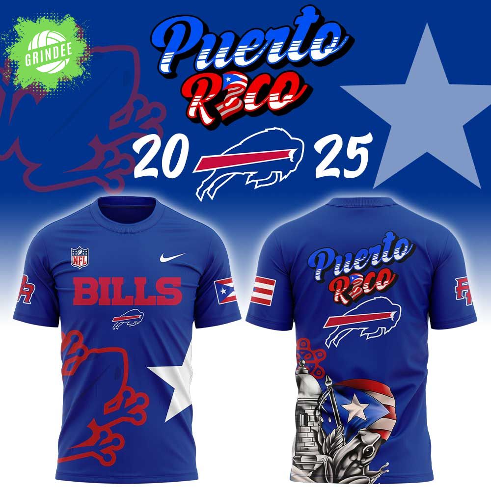 B Bills Puerto Rico Heritage Limited Combo Shirt B Bills Puerto Rico Heritage Limited Combo Shirt