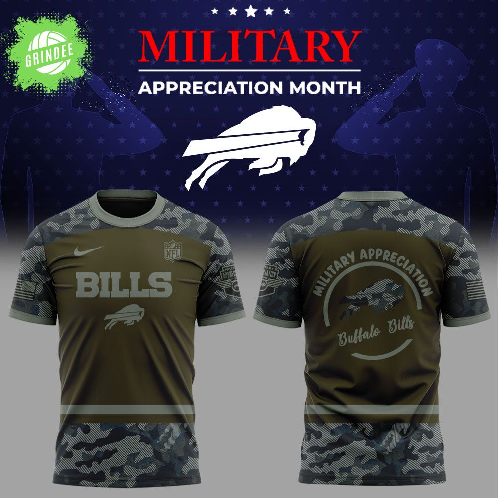 B.Bills Military Appreciation Month 2025 Combo Shirt B.Bills Military Appreciation Month 2025 Combo Shirt