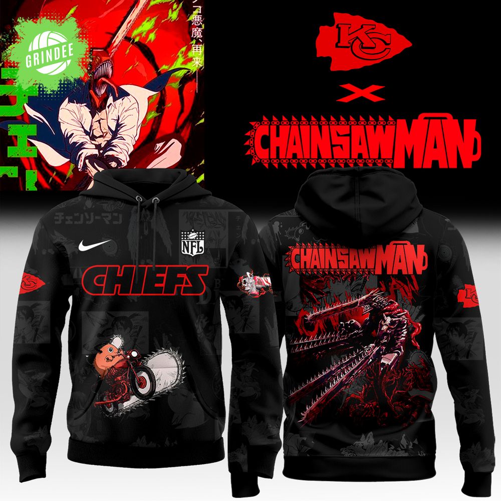 Chiefs x Chainsaw Man Hoodie Chiefs x Chainsaw Man Hoodie