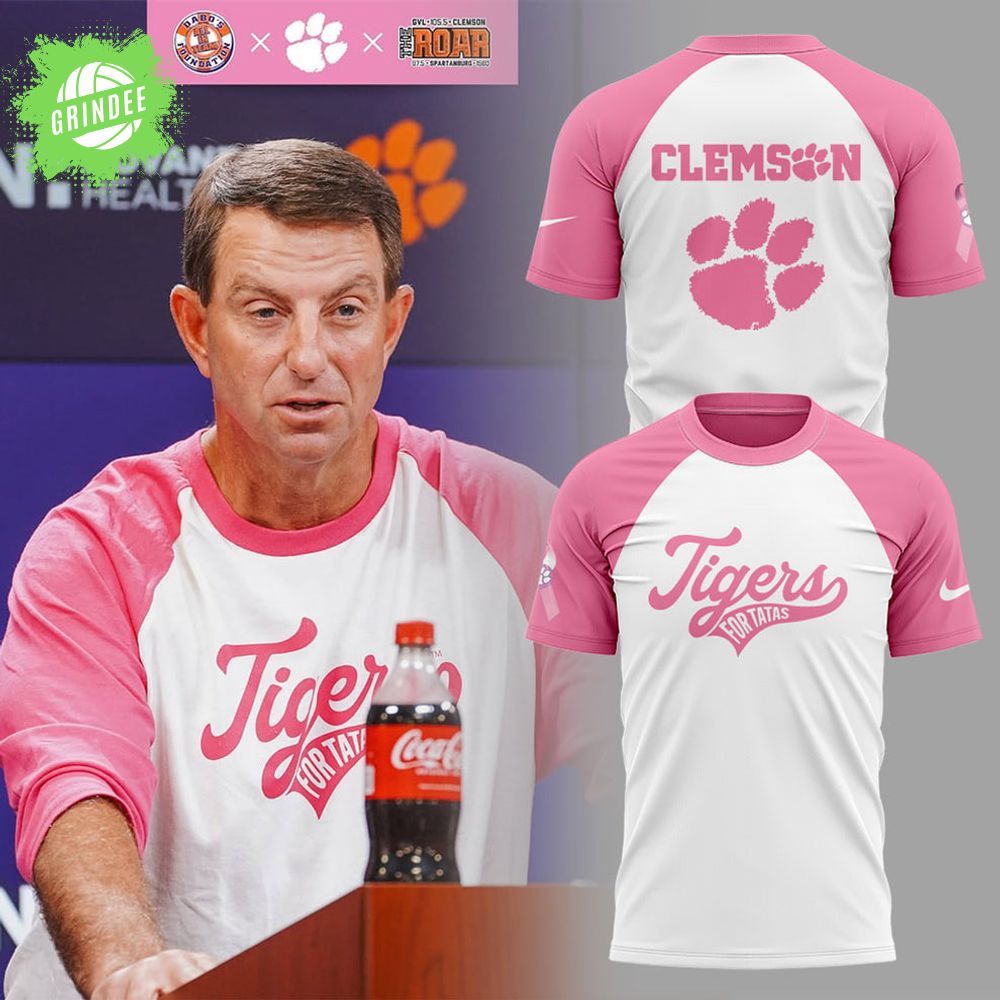 Clemson Football Prevents breast cancer 2025 Combo T-Shirt Clemson Football Prevents breast cancer 2025 Combo T-Shirt