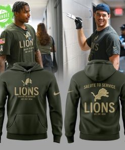D.Lions Salute to Service 2025 Hoodie