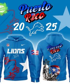 Detroit Lions Puerto Rico Heritage Combo Hoodie