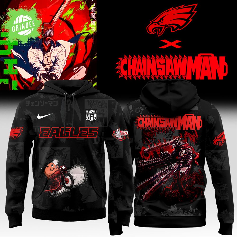 Eagles x Chainsaw Man Hoodie Eagles x Chainsaw Man Hoodie