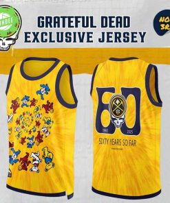 Exclusive Denver Nuggets x 2025 Grateful Dead Night Jersey