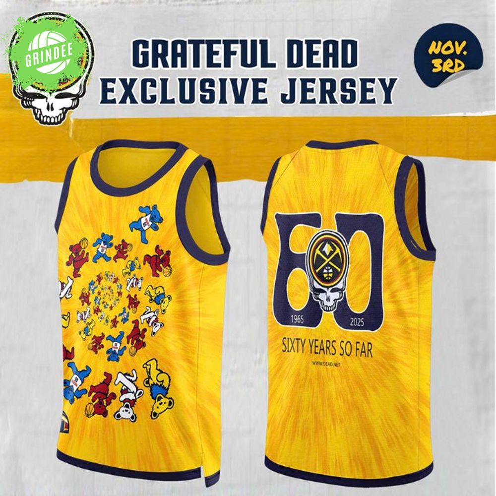 Exclusive Denver Nuggets x 2025 Grateful Dead Night Jersey Exclusive Denver Nuggets x 2025 Grateful Dead Night Jersey