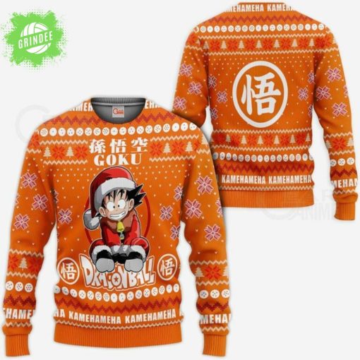 Goku Kid Anime Christmas Sweater