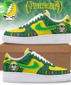 Greateful Dead Oregon Duck Grateful Ducks Nike Air Force One Shoes