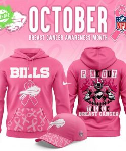Buffalo Bills ” OCTOBER BREAST CANCER AWARENESS MONTH ” Hoodie