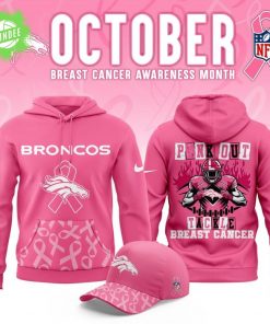 Denver Broncos ” OCTOBER BREAST CANCER AWARENESS MONTH ” Hoodie 2025