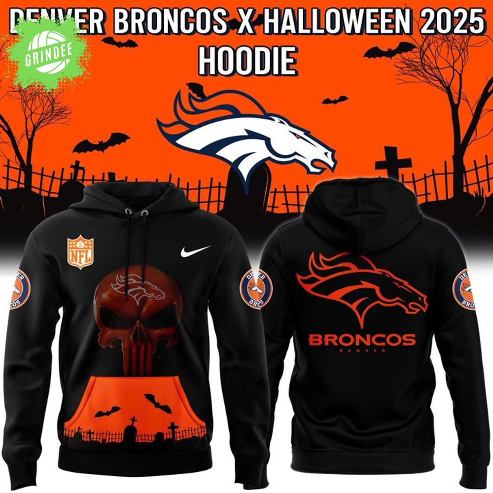 Denver Broncos x Halloween 2025 Hoodie Denver Broncos x Halloween 2025 Hoodie