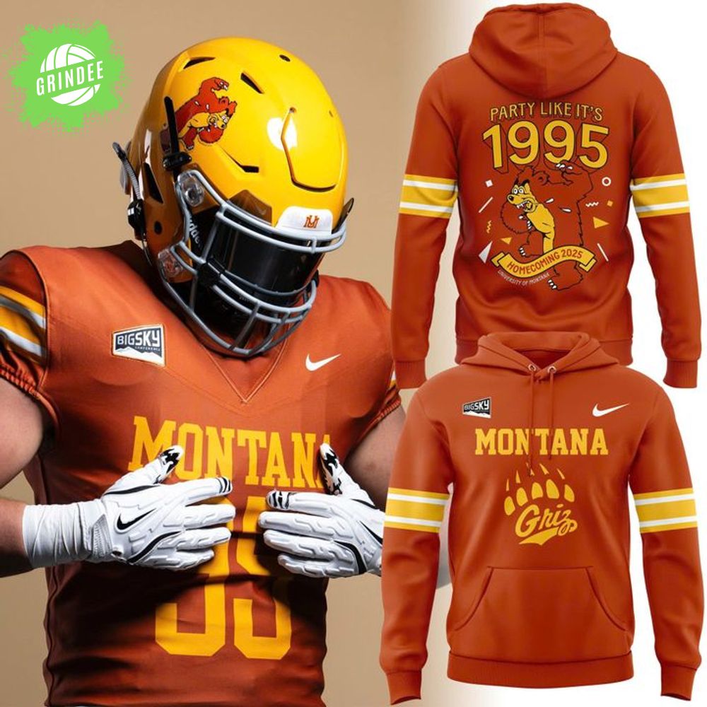 Exclusive Edition Montana Griz 1995 Anniversary Edition Uniforms Hoodie Exclusive Edition Montana Griz 1995 Anniversary Edition Uniforms Hoodie