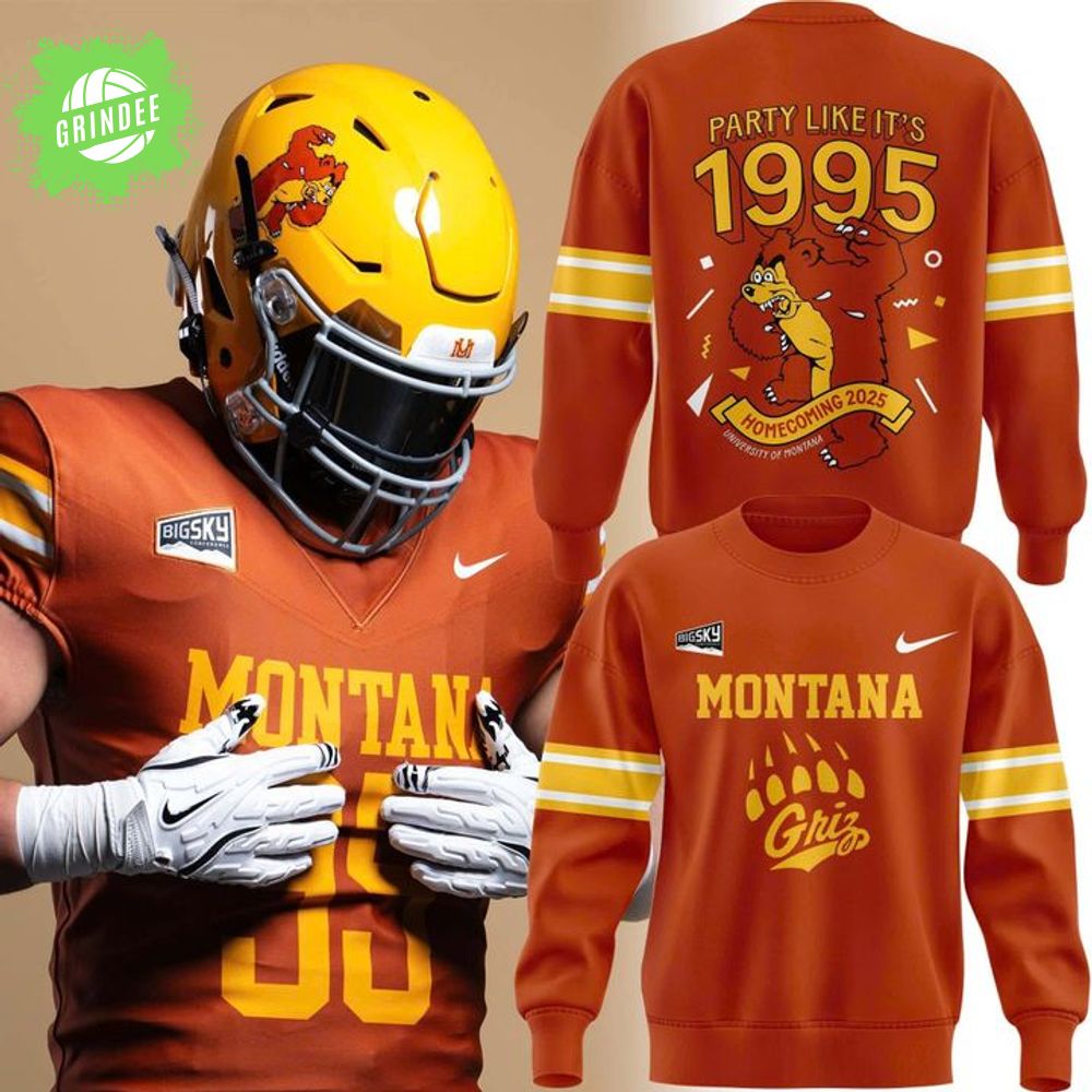 Exclusive Edition Montana Griz 1995 Anniversary Edition Uniforms Sweatshirt Exclusive Edition Montana Griz 1995 Anniversary Edition Uniforms Sweatshirt