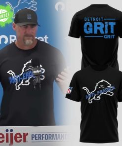 FDan Campbell Detroit Lions Anti- Fragile Black Tshirt