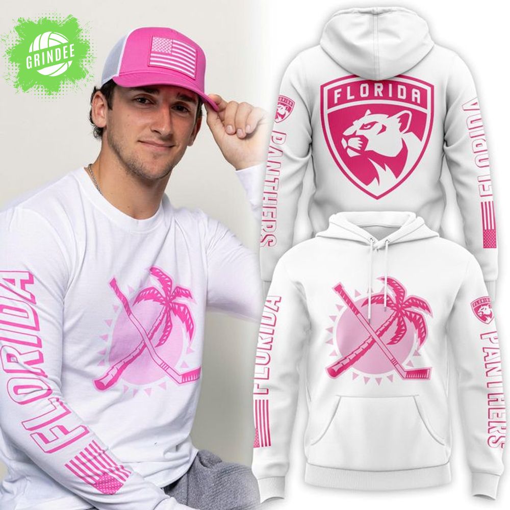 Florida Panthers 2025 Pink in the Rink Limited Edition Hoodie Florida Panthers 2025 Pink in the Rink Limited Edition Hoodie