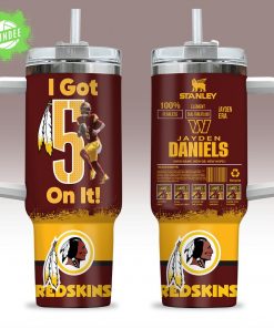 J.D 5 Washington Football Tumbler 40oz