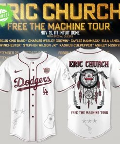 LA Dodgers x Eric Church – Free the Machine Tour Merch