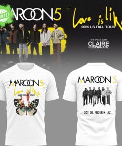 Limited Edition Love Is Like Us Fall Tour 2025 White Tshirt