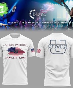 Limited Edition Utah State x Turning Point USA 2025 White TShirt