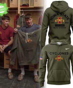 Limited Edition Veterans Day Hoodie From The Iowa State Wrestling Hoodie