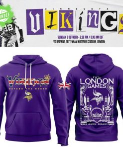 Minnesota Vikings 2025 NFL London game Hoodie
