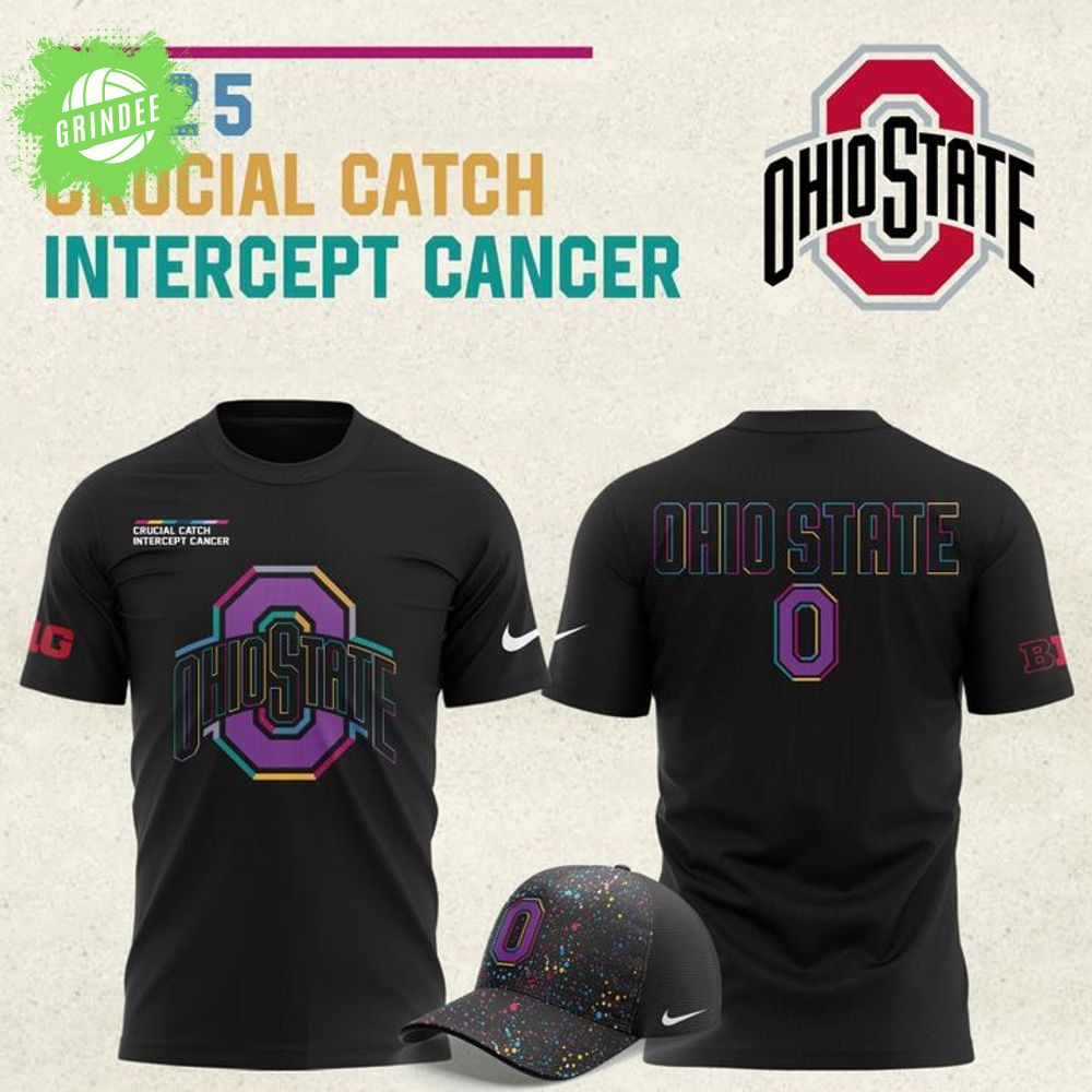 Ohio State Football 2025 Crucial Catch T-shirt Ohio State Football 2025 Crucial Catch T-shirt