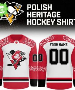 Pittsburgh Penguins x 2025 Polish Heritage Hockey Jersey