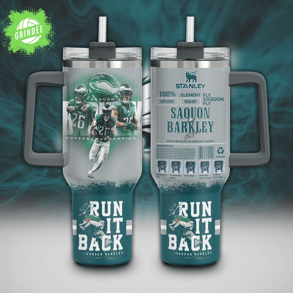 S.B 26 Philadelphia Football "Run It Back" Tumbler 40oz S.B 26 Philadelphia Football "Run It Back" Tumbler 40oz