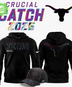 Texas Longhorns Football 2025 Crucial Catch Hoodie