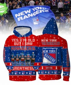 Yes, I Am Old But I Saw Rangers Greatness Ugly Hoodie
