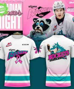 Kelowna Rockets “Paint The Rink Pink” 2025-2026 T-Shirt