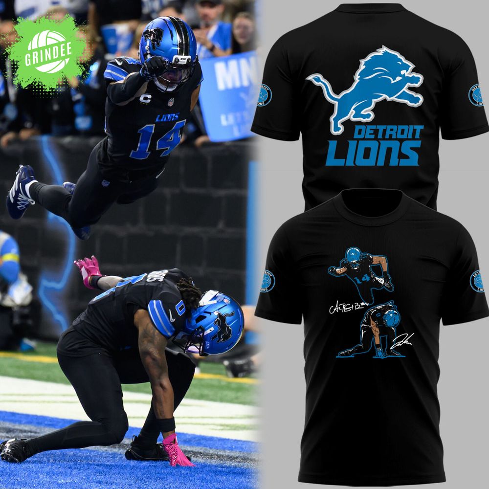 Limited Edition Lions Football SuperBrown & SpiderGibbs π₯π₯π₯ Black T-Shirt Limited Edition Lions Football SuperBrown & SpiderGibbs π₯π₯π₯ Black T-Shirt