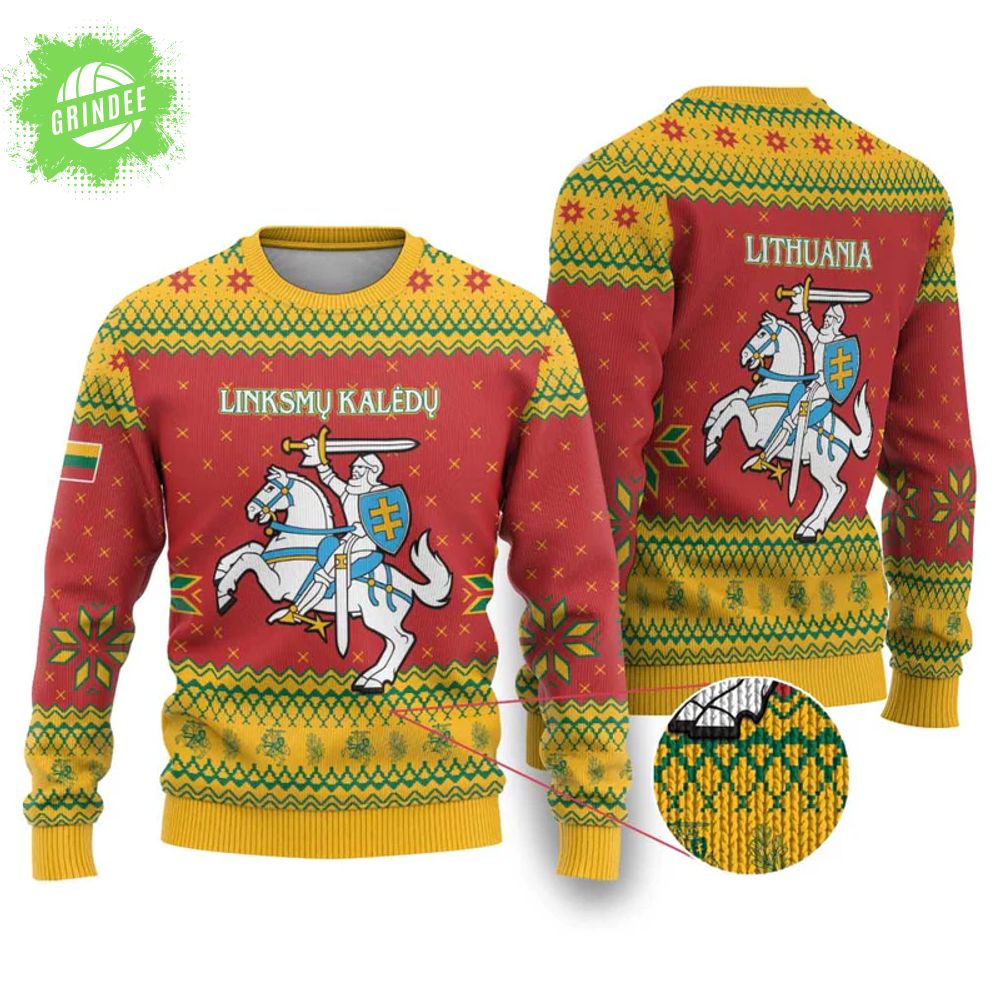 Lithuania Christmas Ugly Christmas Sweater Lithuania Christmas Ugly Christmas Sweater