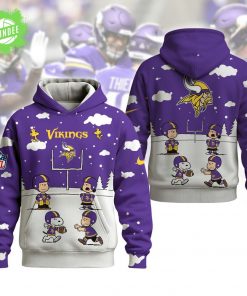 Minnesota Vikings Snoopy Hoodie – Peanuts Christmas