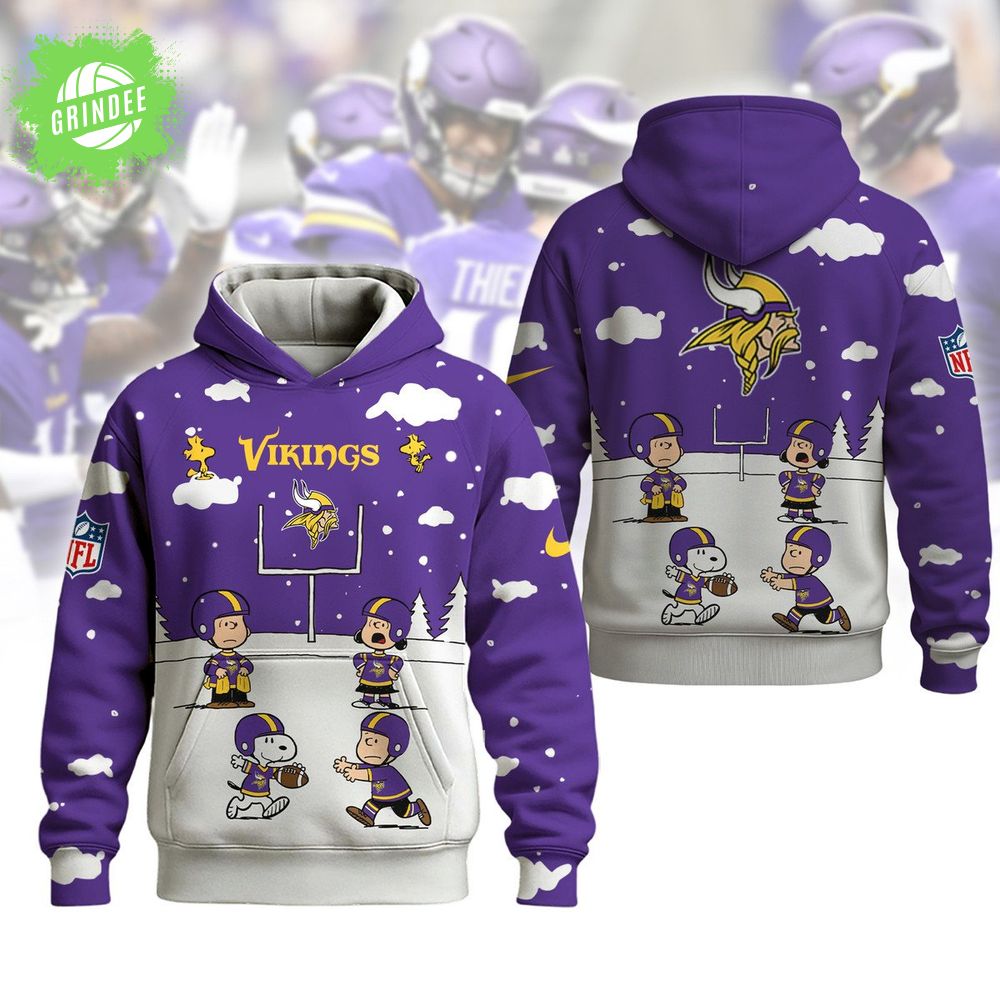 Minnesota Vikings Snoopy Hoodie – Peanuts Christmas Minnesota Vikings Snoopy Hoodie – Peanuts Christmas