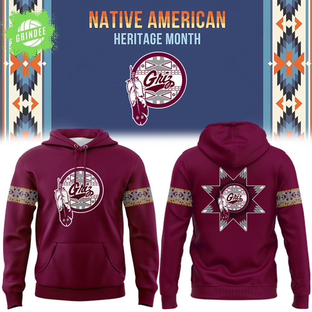 Montana Grizzlies football Native American Heritage Month Hoodie Montana Grizzlies football Native American Heritage Month Hoodie