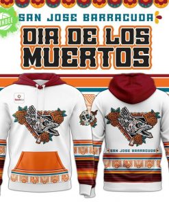 SJ Barracuda Dia de los Muertos Tigres Del Mar Hoodie 2025